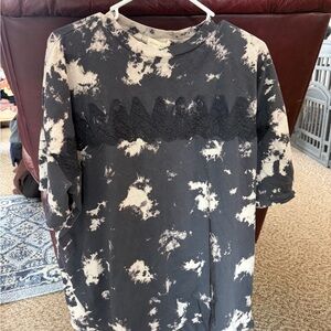 Gilded Intent Monochrome Tie-Dye Short Sleeve Tee